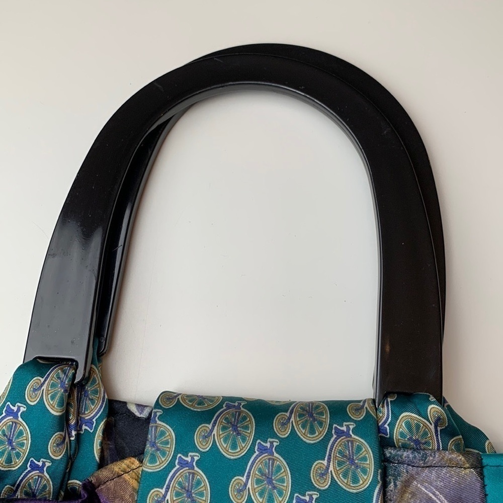 Handmade Vintage Silk Tie Unique Handbag Purse - Picture 7 of 7